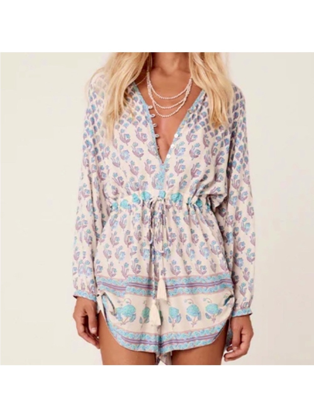 Spell Bohemian Royale Playsuit in Dusk - Picture 2 of 8